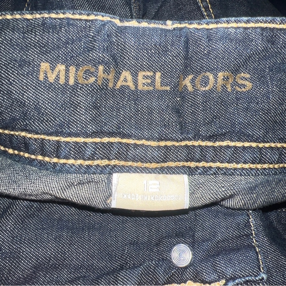 Womens Michael Kors Jeans Dark Wash Size 12 RN # 11818 - Picture 4 of 8